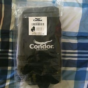 Condor Mechanics Gloves L Blk Reinforced Pr 42KZ5